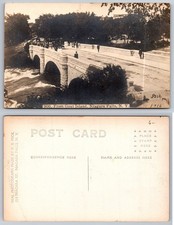RPPC Goat Island Bridge Niagara Falls NY 1916 F.B. Peck Real Photo Postcard picture