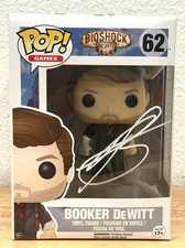 Funko Pop Games Signed Troy Baker BioShock Infinite Booker Dewitt #62 Figure picture