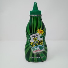 Heinz EZ Squirt Blastin' Green Ketchup sealed bottle 24 oz Pittsburgh  picture