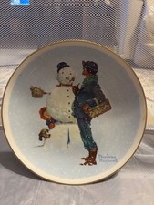 1969 norman rockwell plate picture