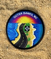 OBX, Outer Banks NC Embroidered Highway 12 Patch Souvenir picture