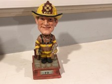 RED HATS OF COURAGE FIREFIGHTER EXTREMELY RARE BOBBLEHEAD picture