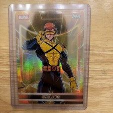 2026 Topps Chrome Neon Marvel - Cyclops #40 Gold Refractor /50 picture