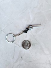 Keyring Weapon Replica Smith & Wesson 357 Military Keychain Unique Gift picture
