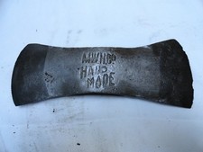 M.W.H. Co. HAND MADE AXE MARSHALL WELL HARDWARE CO ANTIQUE WOOD CUTTING AXE picture