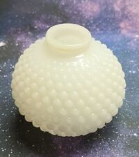 Milk Glass Fenton Hobnail Table Lamp Shade Globe Small Vintage picture