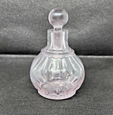 Antique Hand-Blown Perfume Bottle With Round Glass Stopper picture