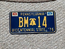 1976 Pennsylvania License Plate ( 4 DIGIT ) picture