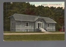 Early Museum Letchworth Park NY Stone Building Postcard 220774 picture