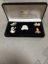 WDCC DISNEY CLASSIC COLLECTION CINDERELLAS 50TH ANNIVERSARY 5 PIN BOXED SET HTF picture