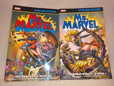 MS MARVEL Epic Collection Vol 1 & 2 TPB Lot Carol Danvers Claremont Marvel Set picture