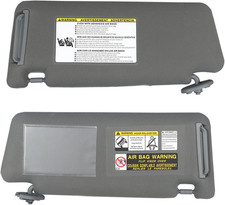 Gray Sun Visor Left and Right Replacement for Toyota Tacoma 2005-2015 Visor Set picture