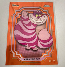 2024 Topps Chrome Disney Orange Cheshire Cat #20 10/25 picture