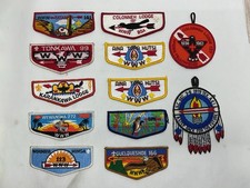 Vintage BSA Order of the Arrow Patch Lot Of 10 Flaps Plus 2 Event Patches S20 picture