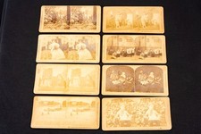B W Kilburn 3D Stereo Picture Slide Chicago Winter People Farm Life Set of 8 V15 picture