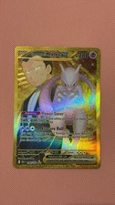 Pokemon TCG Team Rocket's Mewtwo EX 240/182 Destined Rivals Gold English Card picture