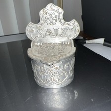 Rare Viennese Austria German Salt Cellar/box-Hinged “SALZ” picture