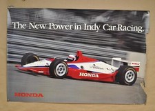 Vtg 1994 Honda F1 Lola Indy Race Car Poster Bobby Rahal Carl Rahal Hogan *READ picture