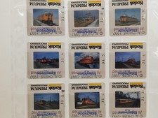 Railroad Slides -Lot of 80 South Shore Railroad Slides w/Carousel C9 picture