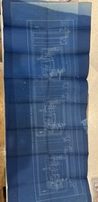 LS&MS Railroad Company 1906 Auto Block Circuit Switch Blueprint ~36”x18” picture