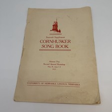 1923 NEBRASKA CORNHUSKERS Souvenir Supplement Songbook U Nebraska Alumni Day picture