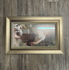 ARTISTREE Modern Ornate Wood Bevel Beaded Picture Frame 11X19 Oblong Rectangular picture