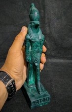 RARE ANCIENT EGYPTIAN ANTIQUITIES Egyptian Statue God Horus Falcon Bird Egypt BC picture