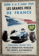 1964 Les Grands Prix De Reims French Racing Program picture
