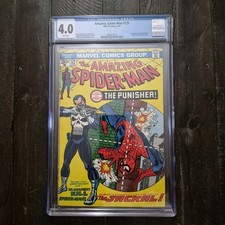 Amazing Spider-Man #129 CGC 4.0 White Pages 1st Punisher Jackal Marvel 1974 picture