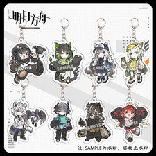 Hot Game Arknights Exusiai Wang Closure Acrylic Keychain Bag Pendant Decor picture