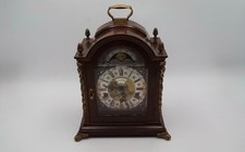 Vintage Bohnel Warmink WUBA Moon Phase Mantel Clock Mechanical Dutch Holland picture