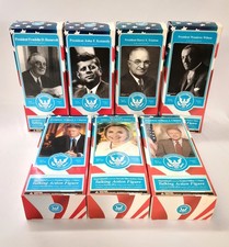 Lot of 7 Toy Presidents Talking Action Figures Roosevelt Kennedy NIB SEALED picture
