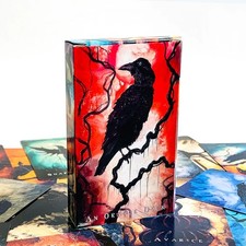 Crow Oracle Deck 53 Cards Raven Art Divination Fortune Telling Reading English picture