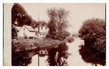 West Boylston Massachusetts 1895 Holbrook Mills Nashua River Standard Postcard picture