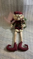 Your Heart's Delight (YHD) Primitive Christmas Elf shelf sitter picture