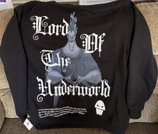 🎃 NWTGS Disneyland Resort Hades 1/4 Zip Up Hoodie Size XL picture