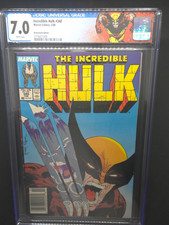 The Incredible Hulk, Vol. 1, #340 - CGC 7.0 - NEWSSTAND - Classic MacFarlane picture