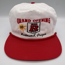 Vintage Big R Stores 1995 Grand Opening Redmond Oregon Rope Trucker Hat picture