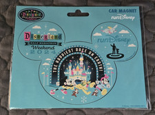2024 RUN DISNEY Disneyland Half Marathon Weekend 10k 5k Car Magnet NEW Anaheim picture
