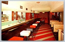 Pittsburgh PA 630 Lounge on Herron Ave Bar Vintage Postcard Penn picture