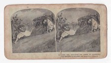 Italian Cavalry Arresting Arab Spy Stereoview Libya 1911 Militaria picture