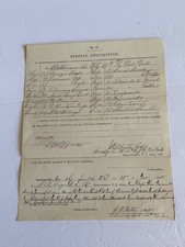 CIVIL WAR 110th PENNSYLVANIA VOLS IN THE FIELD FEB 1865 SPECIAL REQUISITION GEAR picture