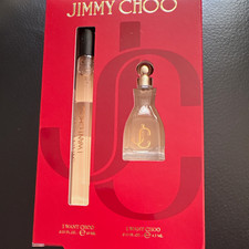 Jimmy Choo I Want Choo Eau de Parfum Set 10 mL Spray &4.5 mL Mini Bottle Gift  picture