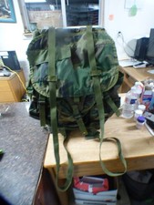 VINTAGE US MARINE CAMO COMBAT FIELD PACK NYLON LC-2 picture