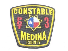 Medina County Constable Precinct PCT 3 Texas TX Law Enforcement Patch picture
