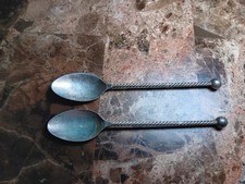 Vtg Douwe Egberts Dutch D.E. HH 100 Silver Plated Tea spoons picture
