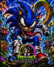 (Logo not on actual print)   Sonic the Venom 8x10  1 of 50 matte print with COA picture