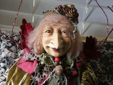 20” Grandin Road Retired Autumn Elf - Camel - No. 65885 IOB picture