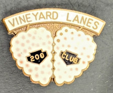 LOT-WIBC League High Series Vintage 1964 Lapel Pin / Vineyard Lanes 200 Club jn picture