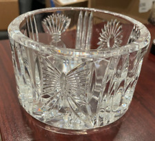 Waterford Cut Crystal Bowl Champagne Wine Holder Heart Bow Angel Dove 2000 picture